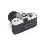Minolta SRT 303b chrom Gehäuse + Tokina MF 28-105mm/3,5-4,8 + Tamron MF 80-210mm/3,8-4 + Minolta Zwischenring Set, inkl. 20% MwSt.