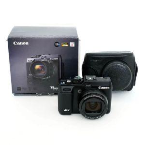 Canon Powershot G1X Kompaktkamera, OVP, Ledertasche