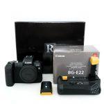 Canon EOS R Gehäuse (unter 1000 Auslösungen) Set mit Canon BG-E22 Hochformatgriff + 2. Akku, OVP