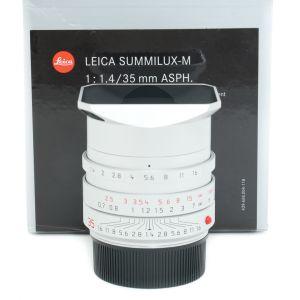 Leica M Summilux 35mm/1,4 ASPH, silber, Sn.4802918, ArtNr.11675, 6bit-Codiert, OVP