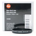 Leica Filter UVa II, E46, schwarz, ArtNr.13033, OVP, inkl. 20% MwSt.