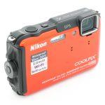 Nikon Coolpix W110 Unterwasserkamera orange + 2 Akkus