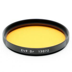 Leica E49 Filter, Orange, schwarz, ArtNr.13072