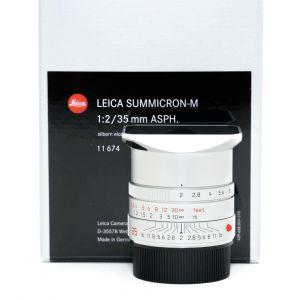 Leica M Summicron 35mm/2 ASPH, silber, Sn.04826574, ArtNr.11674, 6-Bit codiert, OVP, 1 Jahr Garantie