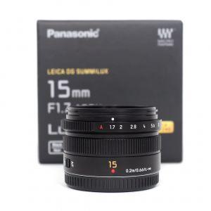 Panasonic Lumix G 15mm/1,7 ASPH Leica DG Summilux, OVP