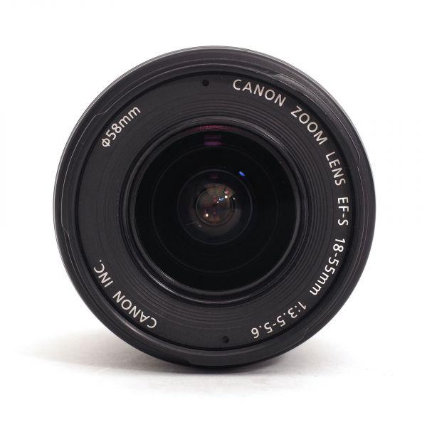 Canon EF-S 18-55mm/3,5-5,6 (Kratzer auf Frontlinse), inkl. 20% MwSt. – Bild 3