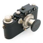 Leica III Gehäuse ( Sn. 109534, schwarz, Nickel, Bj. 1933, Originalzustand) mit Leitz Elmar 50mm/3,5 (Sn. 163429, Nickel, Bj. 1933, Originalzustand) serviciert – voll funktionsfähig