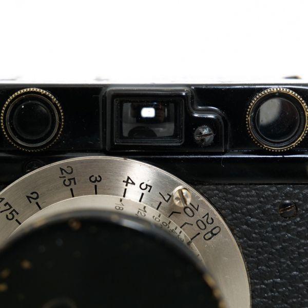 Leica III Gehäuse ( Sn. 109534, schwarz, Nickel, Bj. 1933, Originalzustand) mit Leitz Elmar 50mm/3,5 (Sn. 163429, Nickel, Bj. 1933, Originalzustand) serviciert - voll funktionsfähig – Bild 8