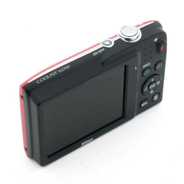 Nikon Coolpix S 2700, Digitalkamera, rot, inkl. 20% MwSt. – Bild 3